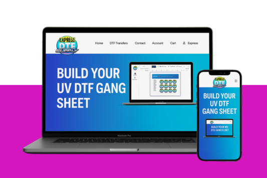 Build Your UV DTF Gang Sheet - Peel & Stick Transfer for Hard Surfaces - Express DTF Supply
